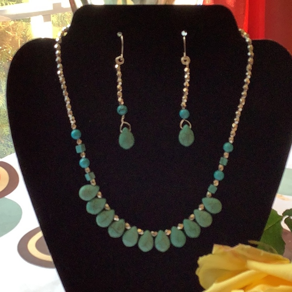 Handmade Necklace and earrings